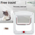 Pet Safe Cat Dog Door Hole Control Free In and Out Two-Way Adjustment Pet Safe Cat Dog Door Hole Control Free In and Out Two-Way Adjustment